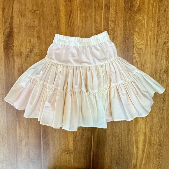 ROCK YOUR BABY Reversible Twirl Skirt Girls 5 5T Pink White RYB Rock Your Kid - Picture 2 of 5